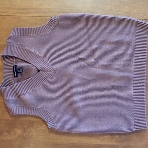 Streetwear Society Brown Ribbed Knit Top